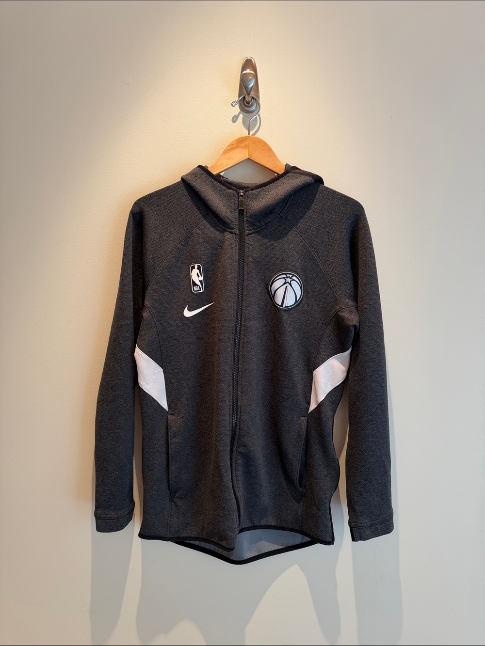 Nike Washington Wizards Dark Grey Full-Zip Hoodie (NBA)